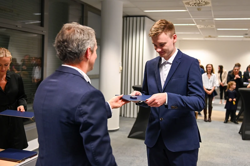 gratulace prorektora studentov